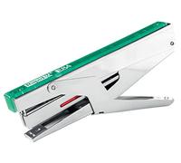 Esselte Grapadora Rápida de Tenaza, Carga Superior, Hasta 15 Hojas, Grapadora Manual Metálica, Hogar, Escuela y Oficina, Grapas Incluidas, Gama Colour'Breeze, Verde, 5001543