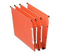 Esselte Group 21629 - Carpetas colgantes (25 unidades, lomo 30 mm para armario), color naranja