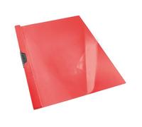 Esselte Group Vivida - Carpeta para encuadernación con clip (25 unidades, polipropileno, A4, capacidad para 30 hojas, 3 mm), color rojo