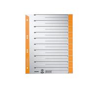 Esselte Leitz 1652-00-45 - Separadores (A4, 100 unidades), color naranja