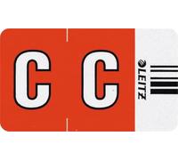 Esselte Leitz Orgacolor - Separadores de índice, rojo (Paquete de 250)