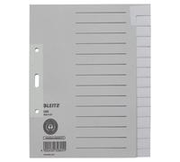 Esselte-leitz papierregister a5, papier, 15 feuilles (gris)