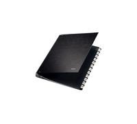 Esselte Leitz Pressboard - Clasificador con separadores de índice, negro