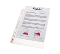 Esselte Leitz Top-Opening - Paquete de 100 portafolios de plástico A5, transpare