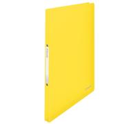 Esselte Leitz Vivida - Carpeta de anillas, A4, PP, 2 anillas, 16 mm, color amarillo