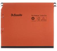 Esselte - Lote de 25 carpetas colgantes Kori - Kraft, color Naranja