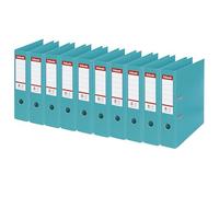 Esselte No.1 - Archivador de anillas (polipropileno, 75 mm, A4), color turquesa