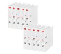 Esselte No. 1 - Archivador de plástico (A4, 50 mm, 10 unidades), color blanco