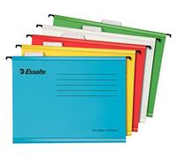 Esselte Pendaflex A4 Cartón Multicolor 10pieza(s) archivador colgante - Carpeta (A4, Cartón, Multicolor, De plástico)