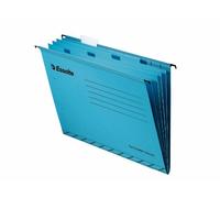 Esselte Pendaflex - Paquete de 10 carpetas colgantes con 4 separadores, formato A4, azul