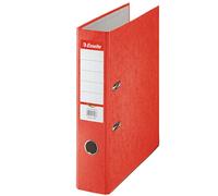 Esselte Rainbow - Archivador (A4, con palanca, capacidad: 350 hojas, color rojo A4