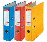 Esselte Rainbow - Archivadores (3 unidades, lomo de 75 mm), color surtidos Lomo 75 mm