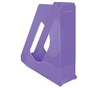 Esselte Revistero, Organizador Tamaño A4 para Documentos, Catálogos y Folletos, Casa y Oficina, Diseño en Relieve, Gama Colour'Breeze, Lavanda, 628456
