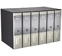 Esselte Rexel D26103 Dox 1 - Pack de 6 Archivadores de palanca, formato A4, color blanco