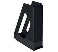 Esselte Vivida 628220 - Archivador de pie (tamaño A4, 10 unidades, ideal para folletos, documentos, carpetas y grapadoras, plástico resistente, color negro, Vivida)