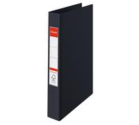 Esselte VIVIDA Archivador de plástico con 4 anillas negro | 42 mm