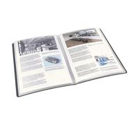 Esselte Vivida Panorama Carpeta de fundas A4 negra | 20 fundas