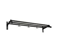 Essem Design Estante sombrerero Nostalgi 291 100 cm roble teñido de negro-negro