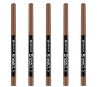 essence 8h MATTE comfort lipliner, n.º 10, nude, duradero, resultado inmediato, mate, vegano, sin conservantes, sin parabenos, sin micropartículas de plástico, 5 unidades (5 x 0.3 g)