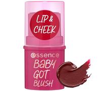 essence baby got blush 50 cherry cherry baby - Barra de colorete en crema - Fácil de aplicar y difuminar - Cosmética vegana - 5,5 g