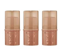 Essence baby got bronze barra bronceadora, barra de contorno, 10, marrón, natural, radiantemente fresca, sin alcohol, sin conservantes, sin parabenos, paquete de 3 (3x5.5g)
