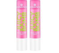 Essence Bálsamo Labial Brillante Juicy Bomb, Natural, Brillante, Rociado (2.5G) (Paquete de 2)