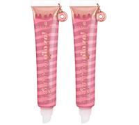 essence Bálsamo labial get the glaze! lip cream, cuidado, natural, brillante (17ml) (Paquete de 2)