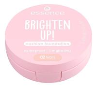 essence Base de maquillaje cushion BRIGHTEN UP!, de larga duración, iluminador, natural (12g)