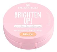 essence Base de maquillaje cushion BRIGHTEN UP!, de larga duración, iluminador, natural (12g)