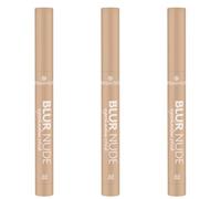 essence BLUR NUDE Eyeshadow stick nº 02, marrón, duradero, altamente pigmentado, resultado inmediato, vegano, sin micropartículas de plástico, sin nanopartículas, sin perfume, 3 unidades (3 x 1,2 g)