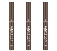 essence BLUR NUDE Eyeshadow stick - Sombra de ojos (n.º 04, marrón, de larga duración, altamente pigmentada, resultado inmediato, vegana, sin micropartículas de plástico, sin nanopartículas, sin