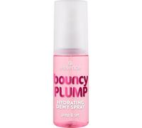 essence bouncy PLUMP HYDRATING DEWY SPRAY 10, spray fijador con aroma afrutado a sandía, hidratante, acabado radiante, bruma ultrafina, 50ml