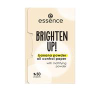 essence BRIGHTEN UP! banana powder oil control paper Papel absorbente 50 piezas