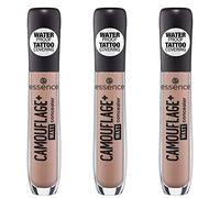 Essence CamoUFLAGE+ MATT Concealer, lápiz corrector, cubierta de tatuaje, nº 30 Light Honey, nude, mate, sin aceite, resistente al agua, sin alcohol, 3 unidades (3 x 5 ml)