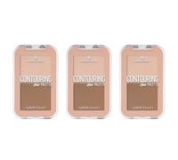 Essence Contouring Duo Palette, Contouring Palette, Nº 10, Nude, 2 tonos nude, definir, resultado inmediato, natural, vegano, sin aceite, sin perfume, sin alcohol, 3 unidades (3 x 7 g)