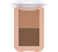 essence Contouring Duo Palette, Contouring Palette, Nº 20, marrón, 2 tonos marrones, definitivo, resultado inmediato, natural, vegano, sin aceite, sin perfume, sin alcohol, 3 unidades (3 x 7 g)
