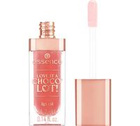 Essence Cosmetics Aceite labial LOVE IT A CHOCO' LOT, con grasas, brillante, 4.2 ml