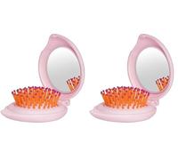 Essence Cosmetics Cepillo y espejo de bolsillo you make my day, 1 pcs (Paquete de 2)