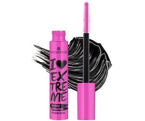 Essence Cosmetics Máscara de pestañas voluminizadora I LOVE EXTREME BLUE crazy volume, de larga duración, curvar, Volumen extremo, color intenso, 12 ml