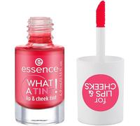 Essence Cosmetics What A Tint, Tinte Para Labios Y Mejillas, De Larga Duración, Resultado Inmediato, Natural, 4.9 ml
