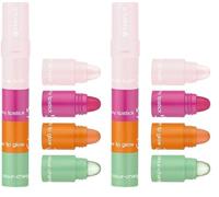 Essence Cosmetics you make my day torre labial, matificante, cuidado, expresión del resultado, brillante, reluciente, 3.1 g (Paquete de 2)