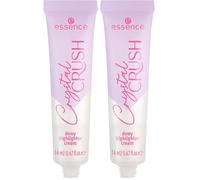 essence Crema iluminadora CRYSTAL CRUSH, natural, brillante, reluciente (14ml) (Paquete de 2)