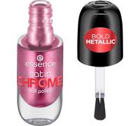 Essence Esmalte De Uñas Satin Chrome, Cubriente, Expresión Del Resultado, De Gran Pigmentación, Metalizado (8Ml)