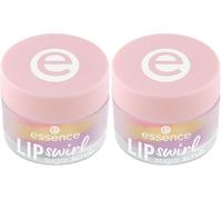 essence Exfoliante de azúcar en espiral LIP, cuidado, natural (8g) (Paquete de 2)