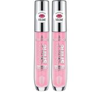 essence extreme shine brillo de labios voluminizador, brillante, rociado, translúcido (5ml) (Paquete de 2)