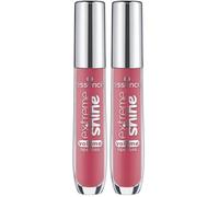 essence extreme shine brillo de labios voluminizador, brillante, rociado, translúcido (5ml) (Paquete de 2)