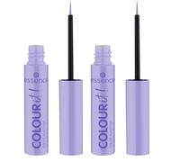 Essence Eyeliner Líquido Colour It!, De Larga Duración, De Gran Pigmentación, Secado Rápido, Color Intenso, Mate (3Ml) (Paquete de 2)