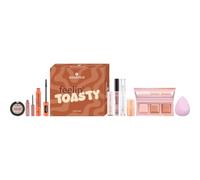 essence feelin' TOASTY look set de maquillaje, brillante, color intenso, escarchado, metalizado (1pcs)