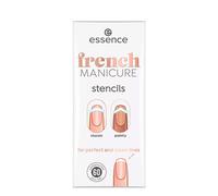 Essence Cosmetics Plantillas french MANICURE, expresión del resultado, manicura francesa, 60 piezas