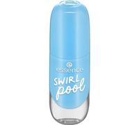 Essence Gel Nail Colour, Gel Polish, No. 42 Swirl Pool, Blue, Express Result, Long-Lasting, Colour-Intense, Gely, Shiny, No Acetone, Vegan, Microplastic Particles Free (8 ml)